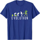 Evolution Of Man Alien T-Shirt - T-Shirt | Royal