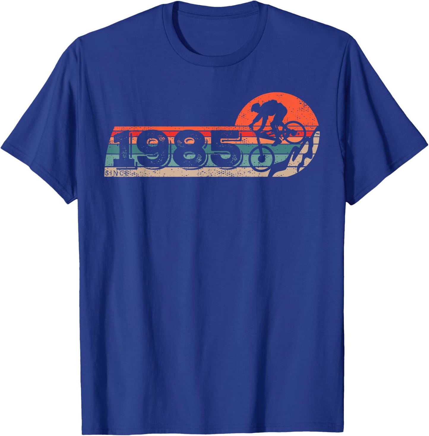 MTB Bike Mountain Bike Bicycle Vintage cycling MTB 1985 T-Shirt - T-Shirt | Royal