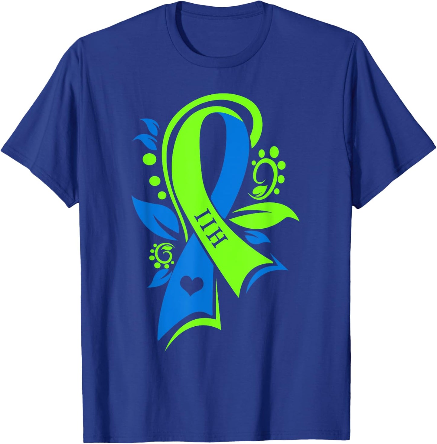 IIH Pseudotumor Cerebri Idiopathic Intracranial Hypertension T-Shirt - T-Shirt | Royal