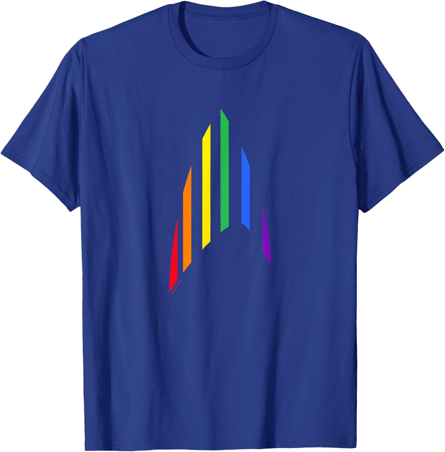 Star Trek: The Original Series Pride Rainbow Delta T-Shirt - T-Shirt | Royal