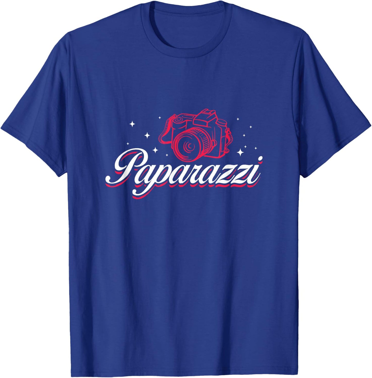 Paparazzi Photographer Photography Camera Lover T-Shirt - T-Shirt | Royal