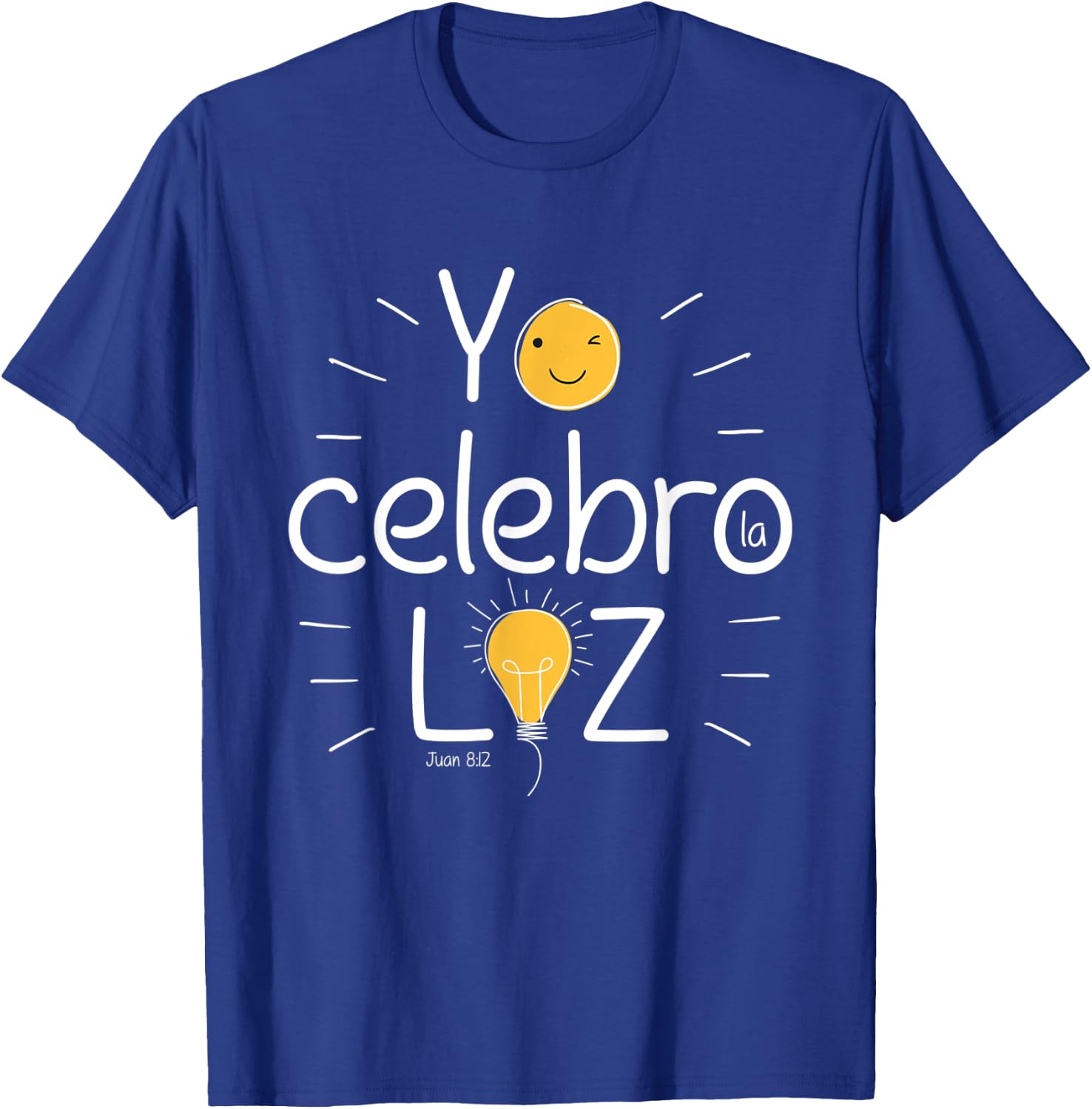 Christian Bible Verse Quote No Hallowen, yo Celebro la Luz! T-Shirt - T-Shirt | Royal