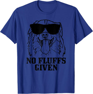 Australian Shepherd No Fluffs Given Funny Dog T-Shirt - T-Shirt | Royal