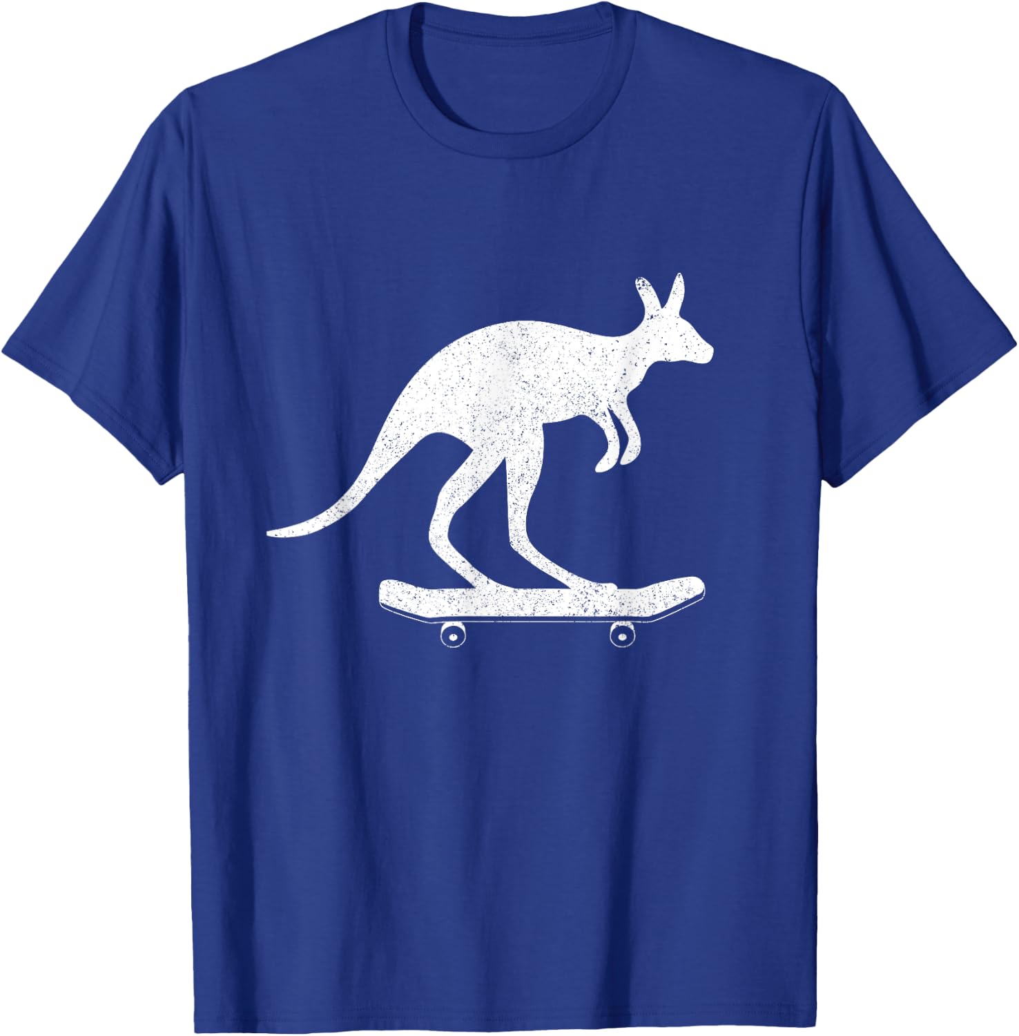 Cool Kangaroo rides Skateboard Fun Australia Travel Gift T-Shirt - T-Shirt | Royal