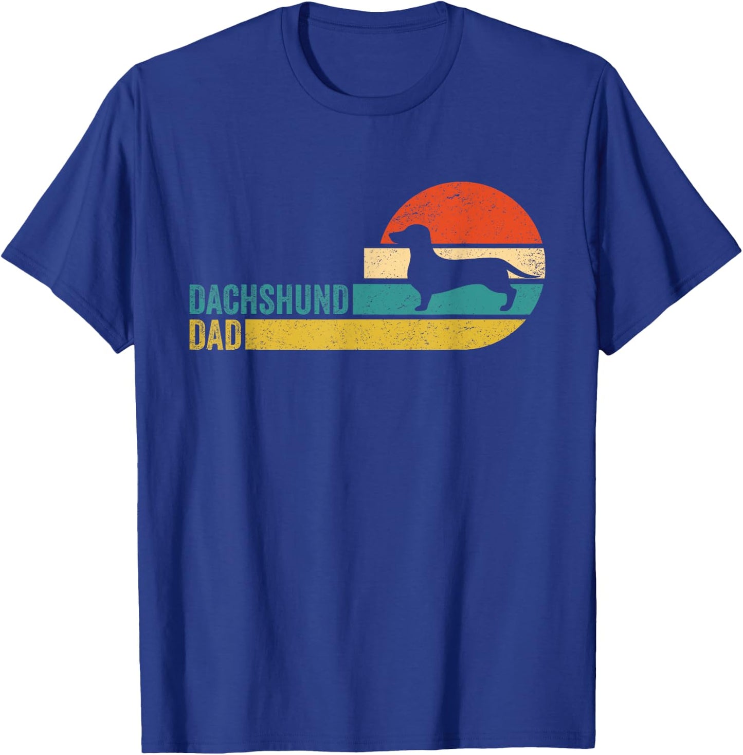 Dachshund Dad Pet - Dog Breed Pet Paw Best Friend T-Shirt - T-Shirt | Royal