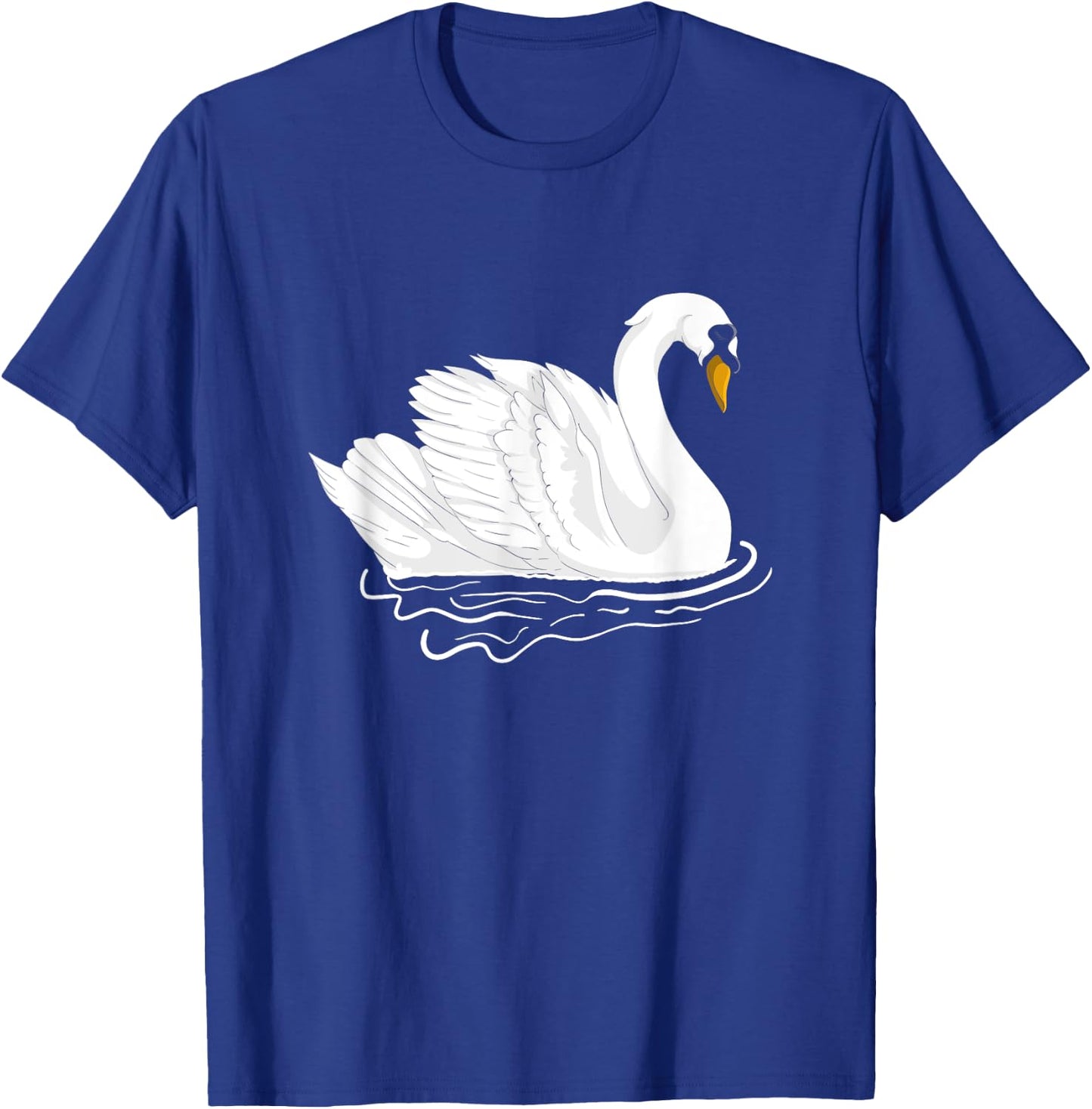 Cute Animal Lover Gift Pretty Bird Lake Beautiful Swan T-Shirt - T-Shirt | Royal