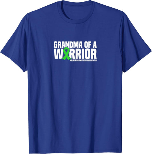 Grandma of a Warrior NF1 Neurofibromatosis Awareness T-Shirt - T-Shirt | Royal