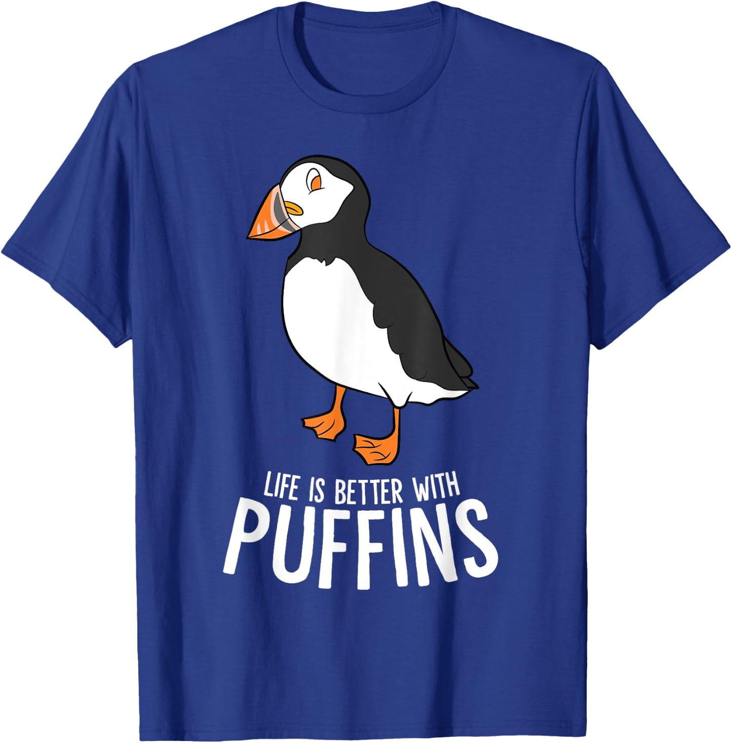 I Just Really Like Puffin Birds Life Is Better With Puffins T-Shirt - T-Shirt | Royal