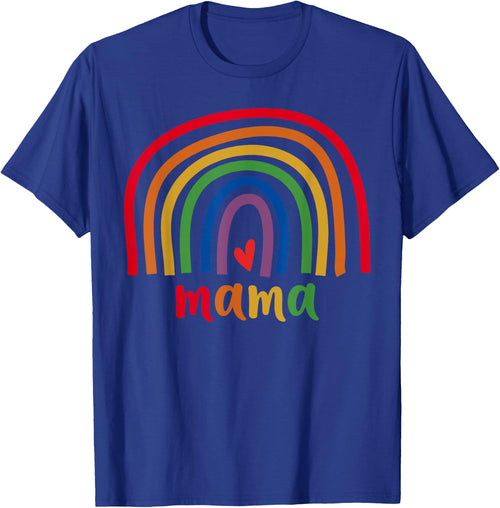 Mama Rainbow Gifts Men Family Matching Birthday
