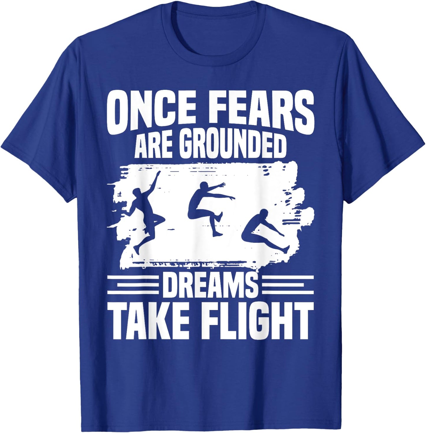 Triple Jumper Spikes Track & Field Spikes Triple Jump T-Shirt - T-Shirt | Royal