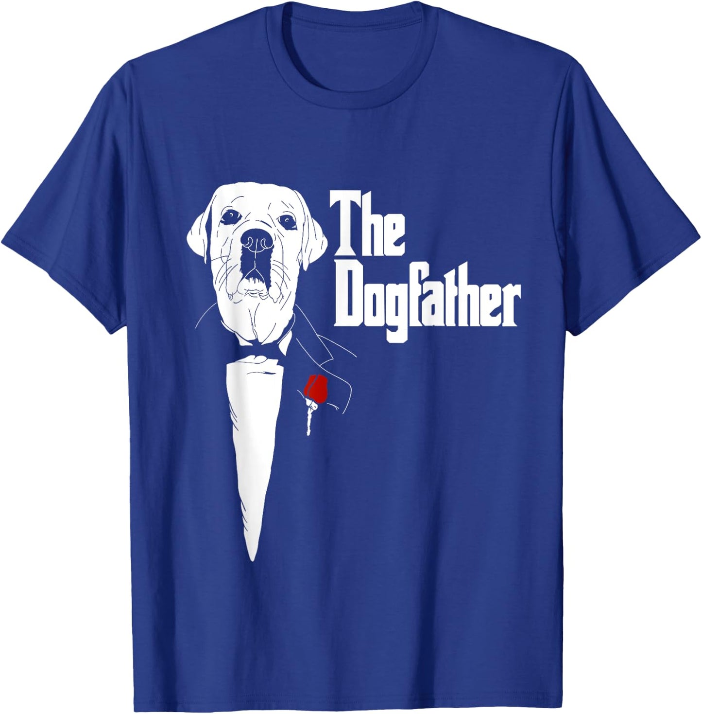 Labrador Retriever Dad | The DogFather Labrador | Lab T-Shirt - T-Shirt | Royal