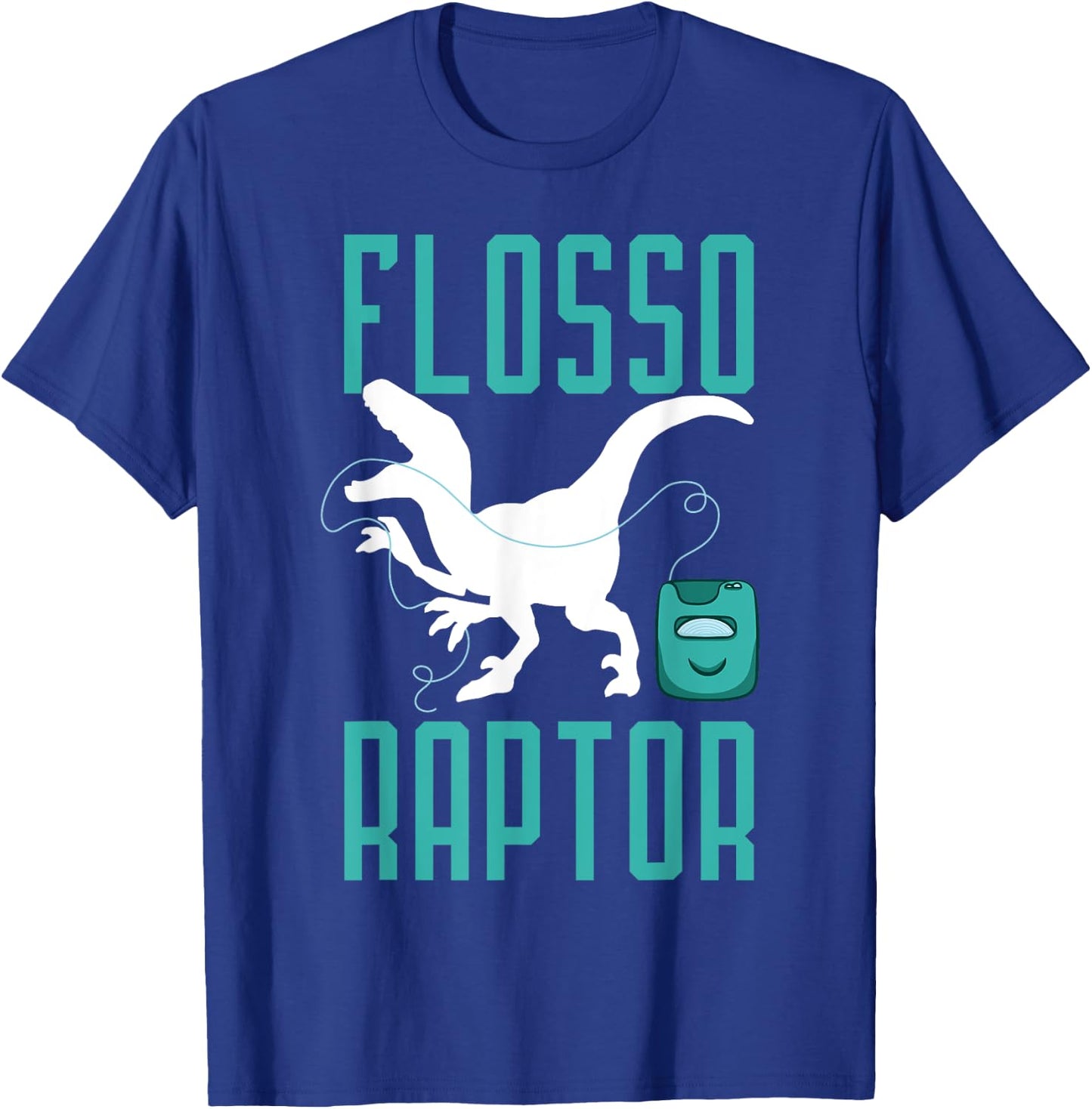 Dinosaur Dentist Dental Surgeon Dino Mouth Doctor Gift T-Shirt - T-Shirt | Royal