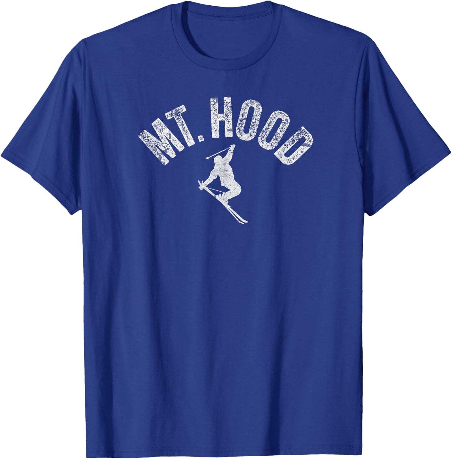 Ski Mt Hood OR (Oregon) Cool Mount Hood Winter Skier Skiing T-Shirt - T-Shirt | Royal