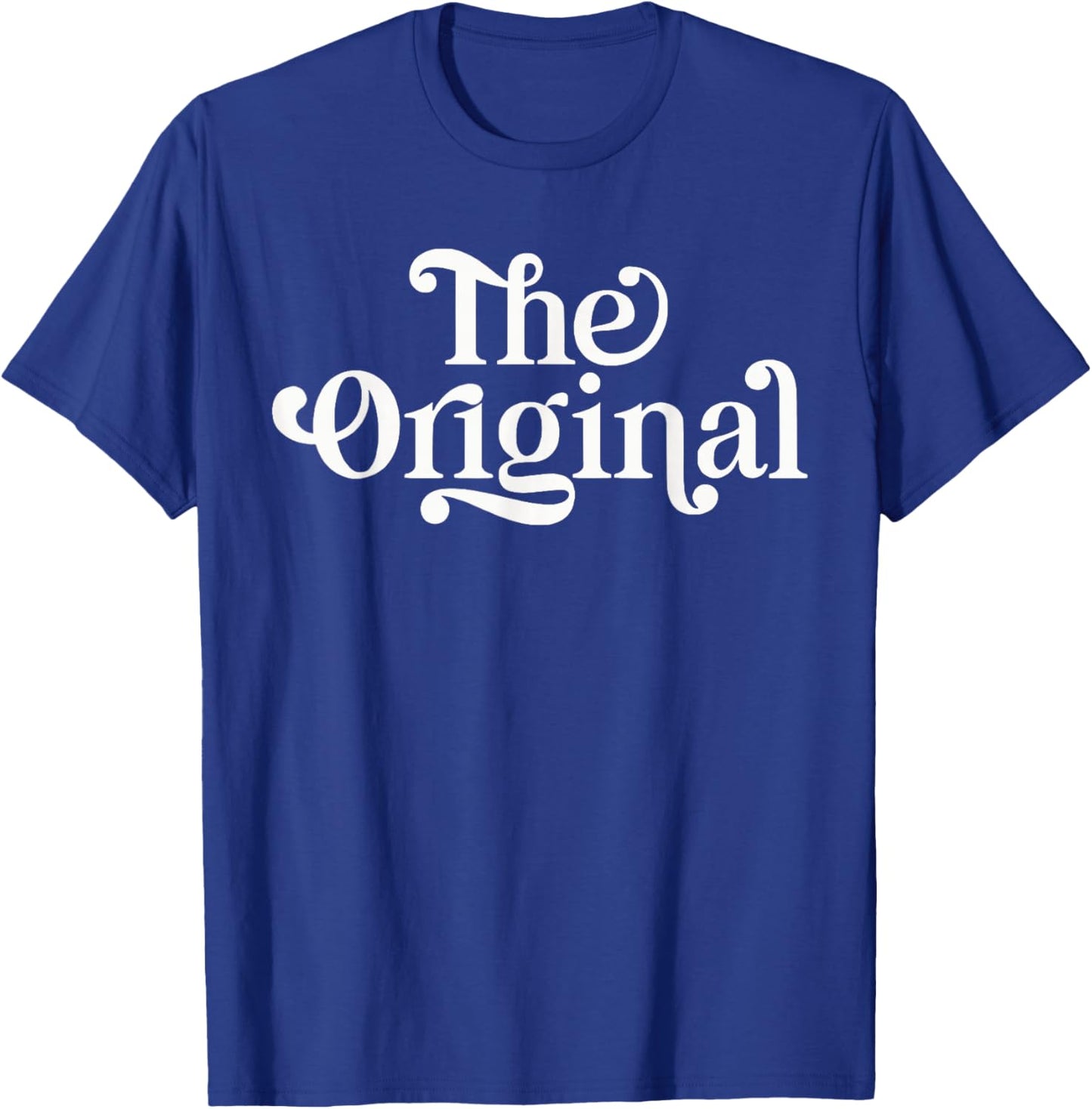 The Orginal Funny Siblings Matching Family T-Shirt - T-Shirt | Royal
