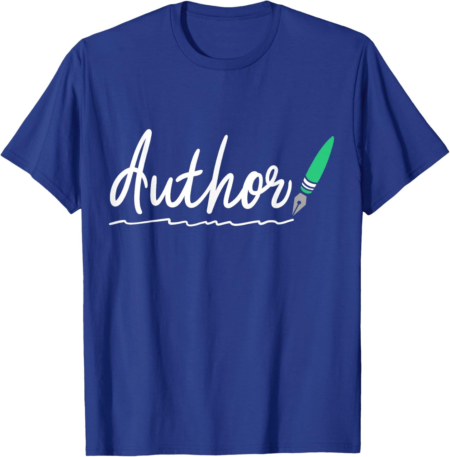 Author Blogger Blogging Journalist Writing Gift T-Shirt - T-Shirt | Royal