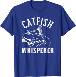 Catfish Whisperer Fishing T-Shirt - T-Shirt | Royal