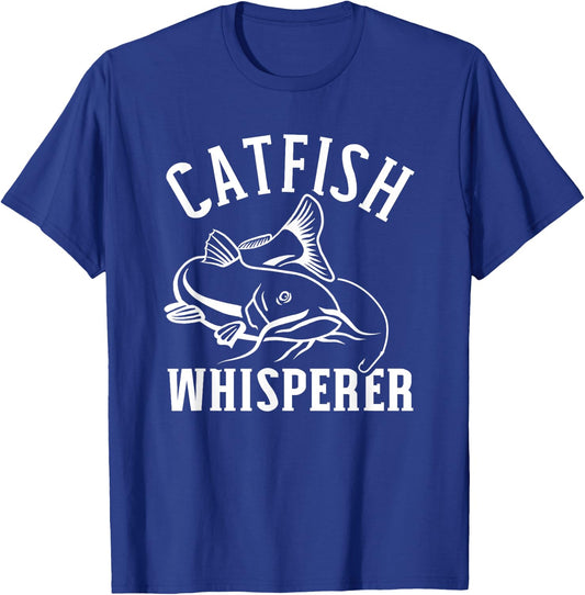 Catfish Whisperer Fishing T-Shirt - T-Shirt | Royal