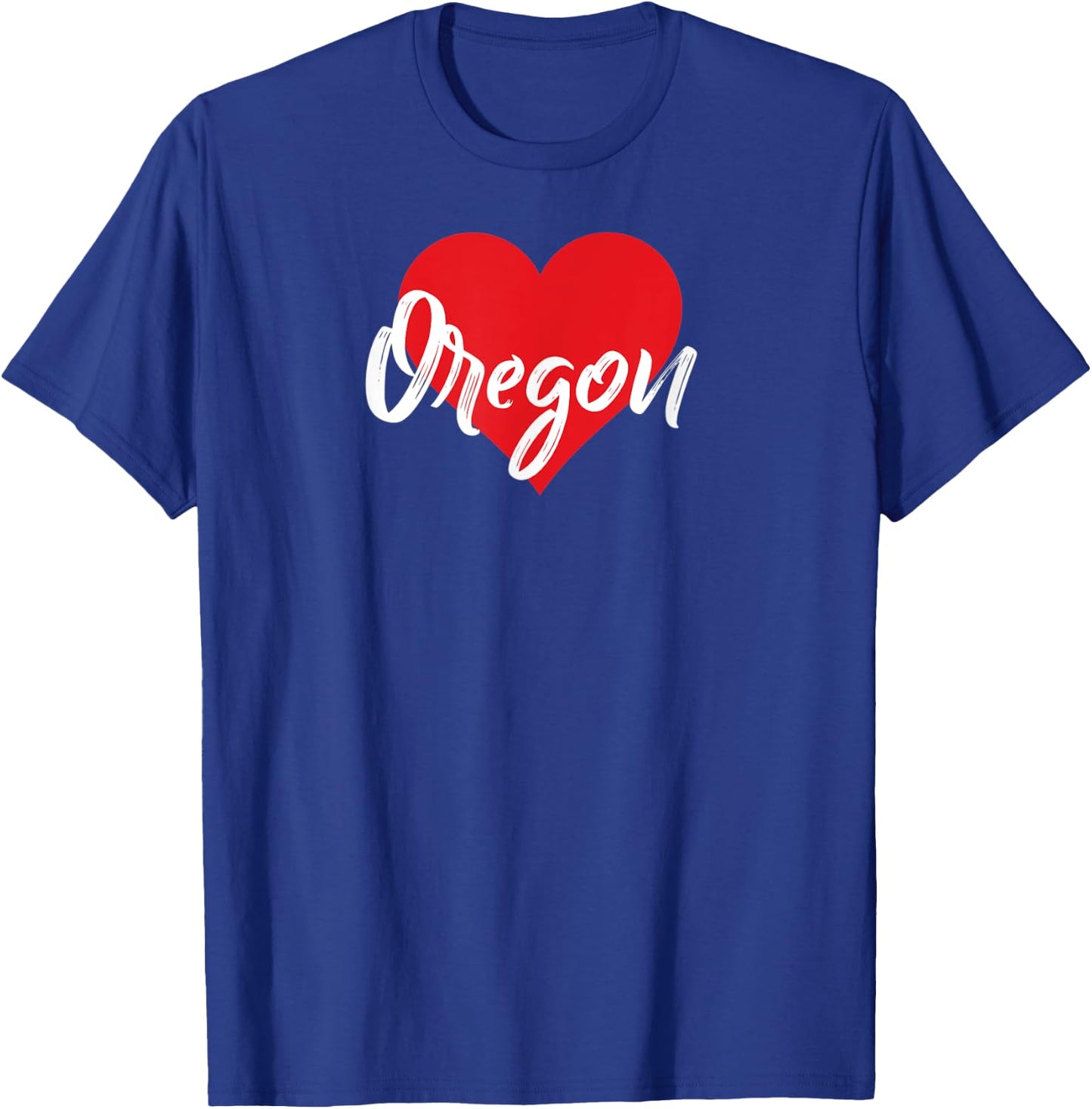 I love Oregon Oregonian Lover Gift T-Shirt - T-Shirt | Royal