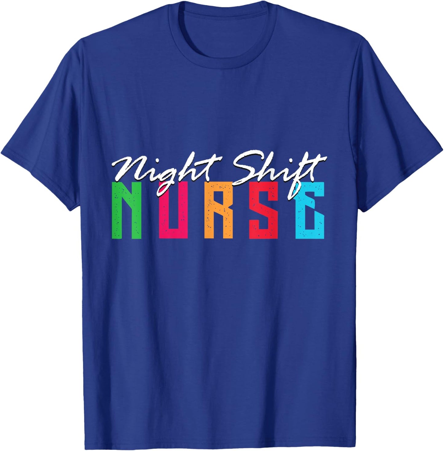 Funny Night Shifters Nurse Team 3rd Shift Work Midnight Crew T-Shirt - T-Shirt | Royal