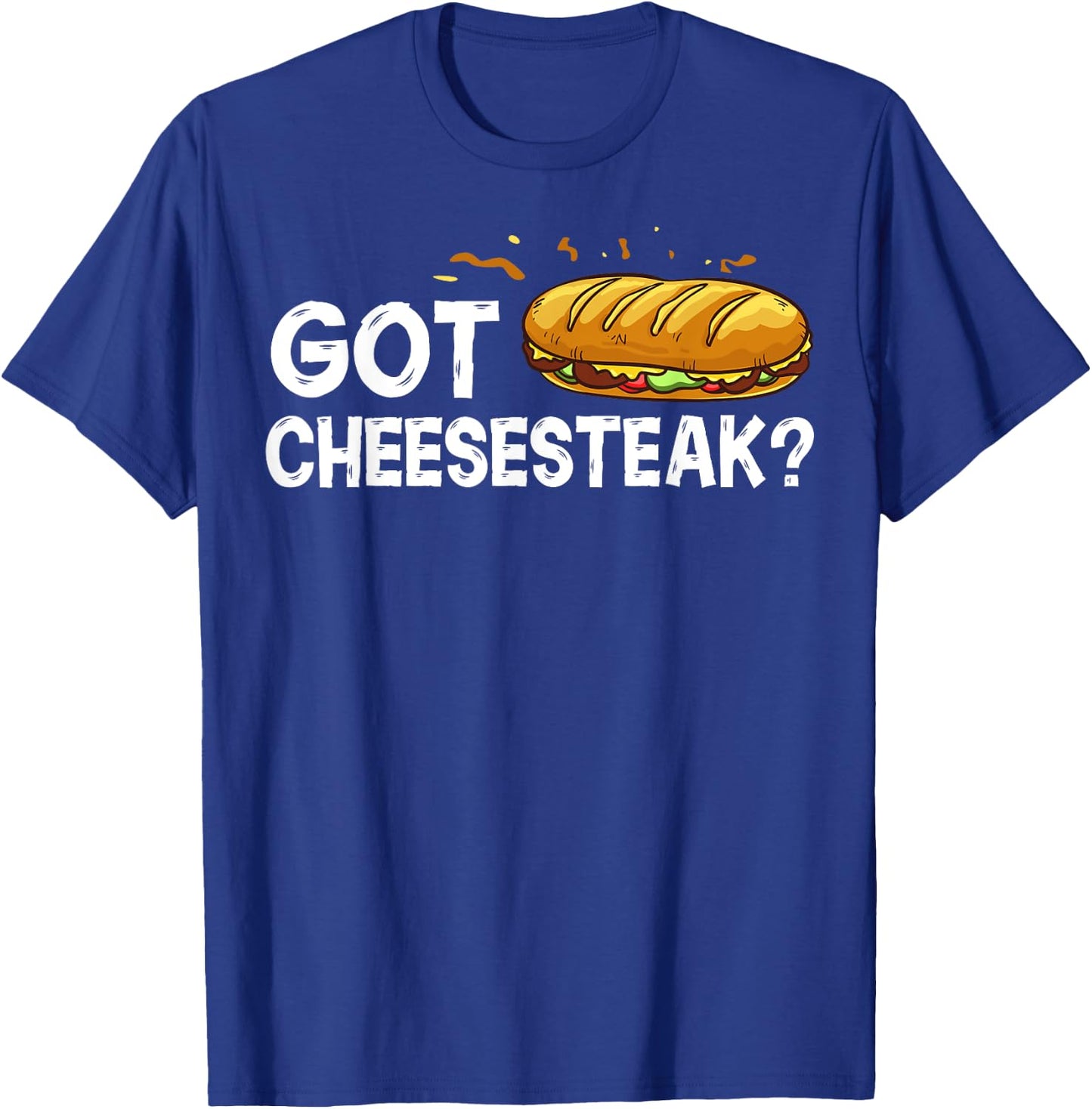 Philly Cheesesteak Gift Philadelphia Sandwich T-Shirt - T-Shirt | Royal