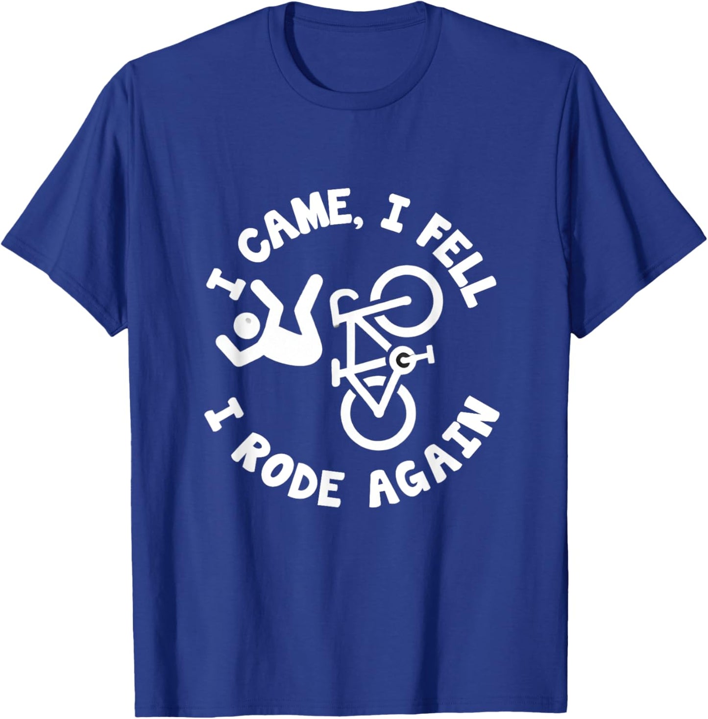 Bike Accident Get Well Bicycle Crash Survivor Recovery T-Shirt - T-Shirt | Royal