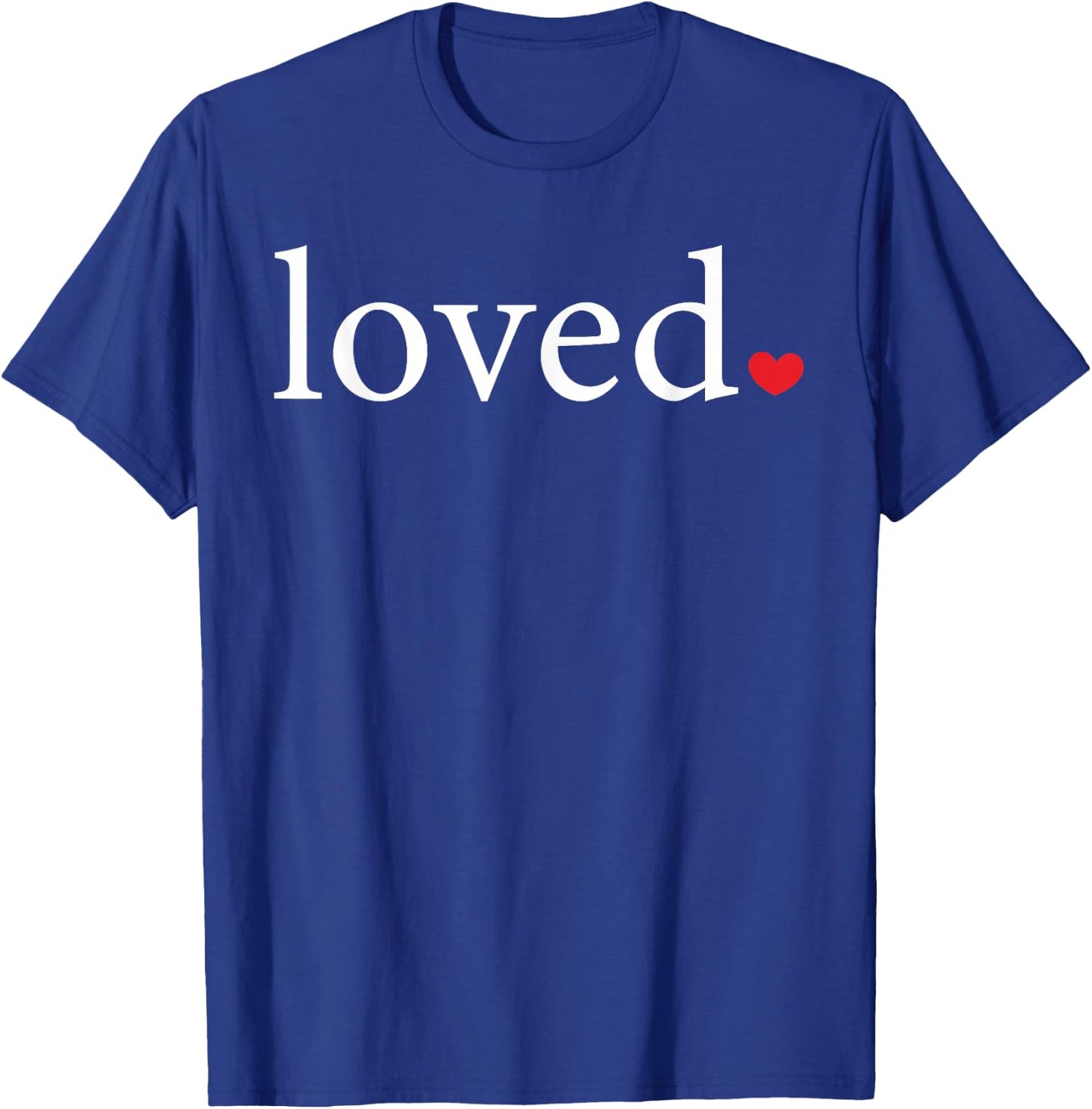 Simply Loved Statement Heart Valentine Affection Adult Kids T-Shirt - T-Shirt | Royal