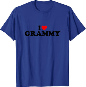 Kids I Love Grammy Design For Boy Girl Toddler Children Youth T-Shirt - T-Shirt | Royal