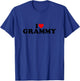 Kids I Love Grammy Design For Boy Girl Toddler Children Youth T-Shirt - T-Shirt | Royal