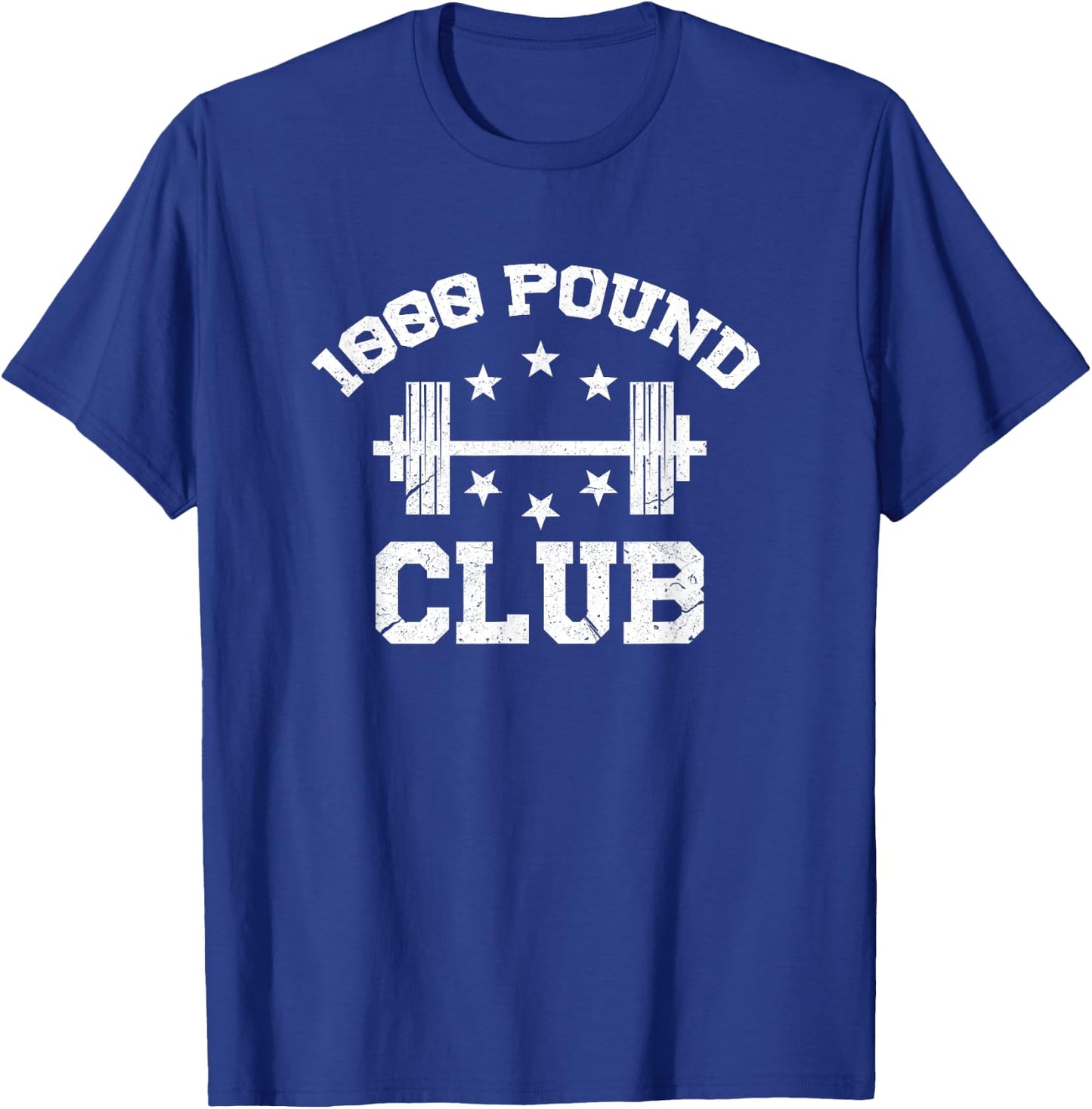 1000 Pound Club Funny Bodybuilding Gym Workout T-Shirt - T-Shirt | Royal