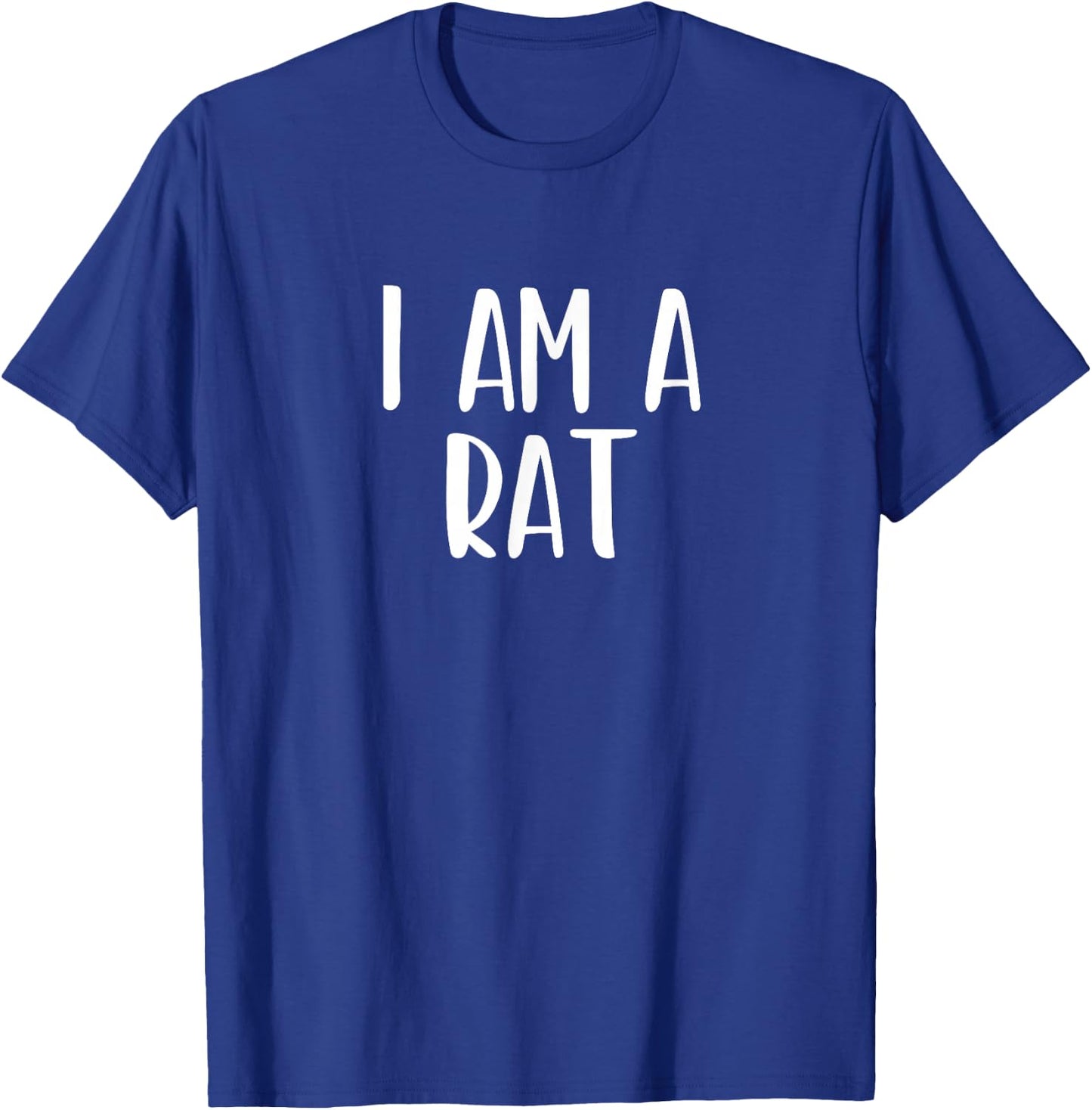I Am A Rat Halloween I'm Simple Costume Lazy T-Shirt - T-Shirt | Royal
