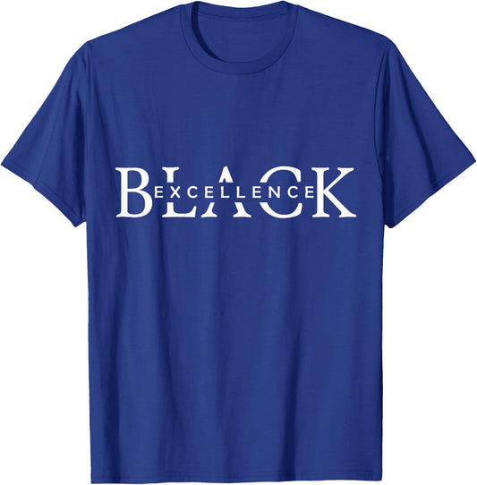 Black Excellence Black Pride Power history month T-Shirt - T-Shirt | Royal