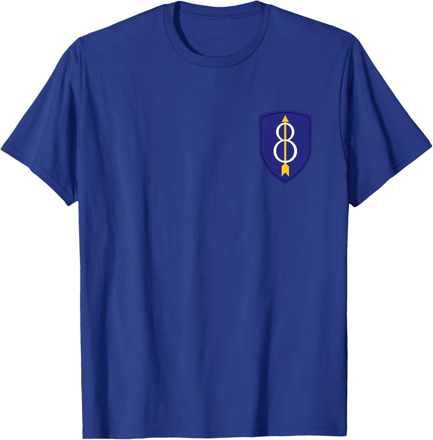 8th Infantry Division United States Army T-Shirt - T-Shirt | Royal