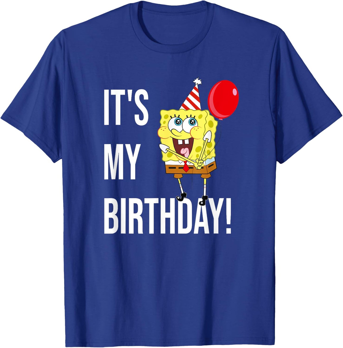 Mademark x SpongeBob SquarePants - SpongeBob - It's My Birthday! T-Shirt - T-Shirt | Royal