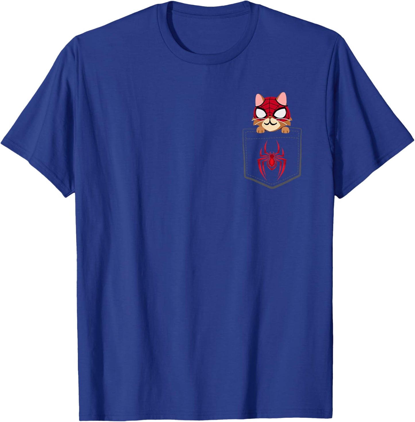 Marvel Spider-Man Miles Morales Game Spider-Cat T-Shirt - T-Shirt | Royal