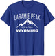 LARAMIE PEAK WYOMING Climbing Summit Club Outdoor Gift T-Shirt - T-Shirt | Royal
