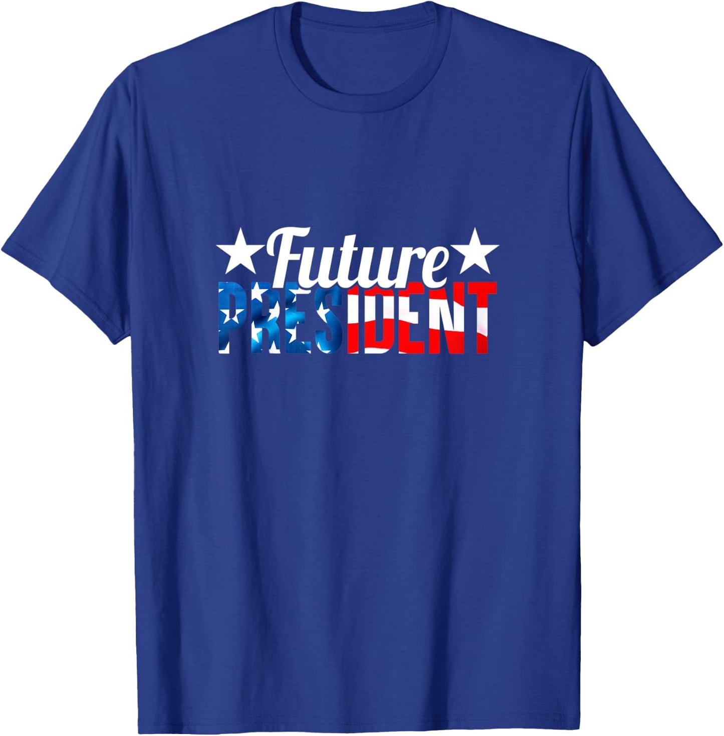 Kids Future President Shirt for Kids Boys Girls Children US Flag T-Shirt - T-Shirt | Royal