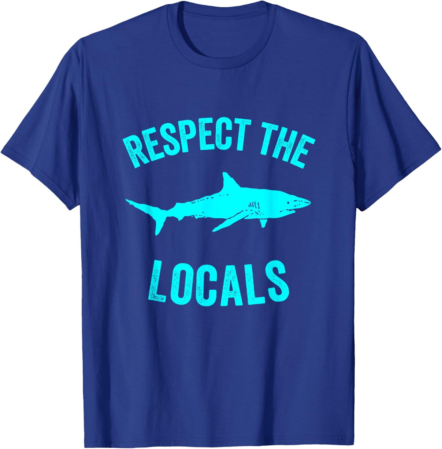 Shark Shirt Women | Shark Ocean Animal Rights T-Shirt - T-Shirt | Royal