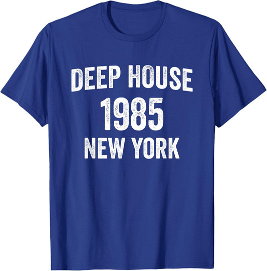 Deep House - Electronic Dance Music EDM DJ New York T-Shirt - T-Shirt | Royal