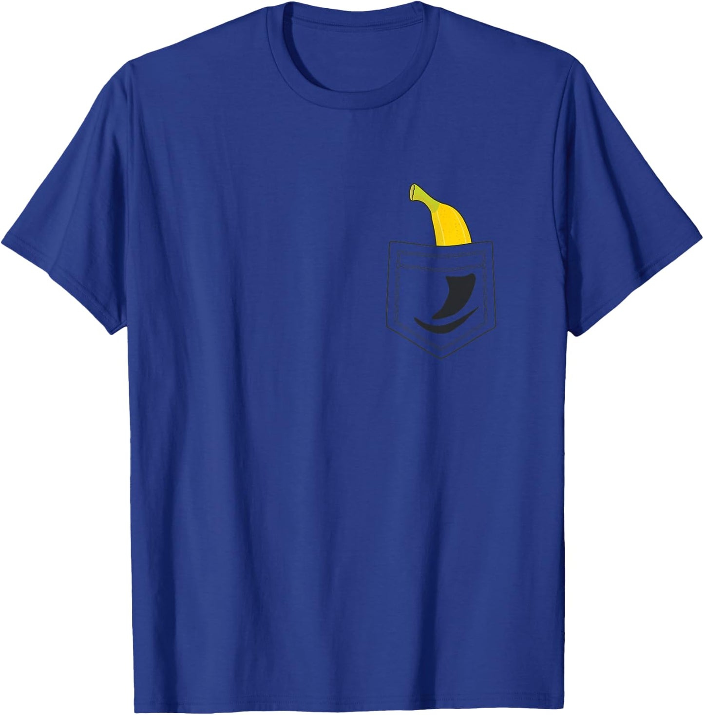 Banana in Pocket Banana Lover Small T-Shirt - T-Shirt | Royal