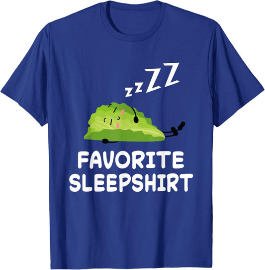 Salad Salads Nap Sleeping Sleep Pajama Nightgown T-Shirt - T-Shirt | Royal