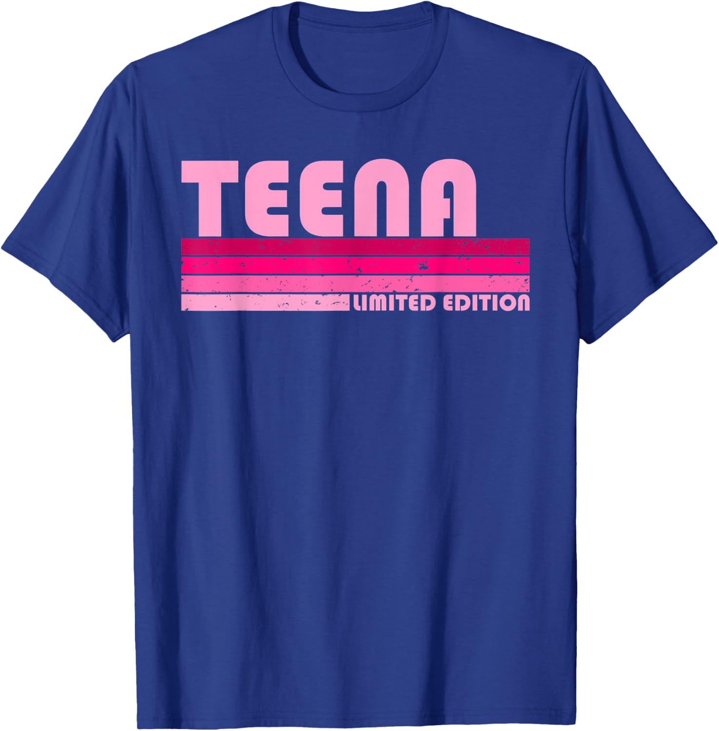 TEENA Name Personalized Retro Vintage 80s 90s Birthday T-Shirt - T-Shirt | Royal