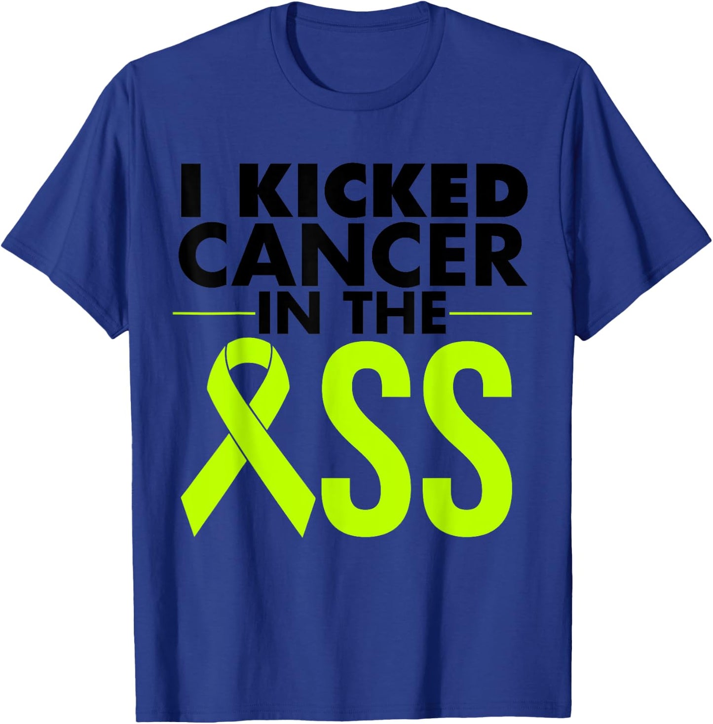Lymphoma Cancer Survivor Gift Funny Non Hodgkin's Awareness T-Shirt - T-Shirt | Royal