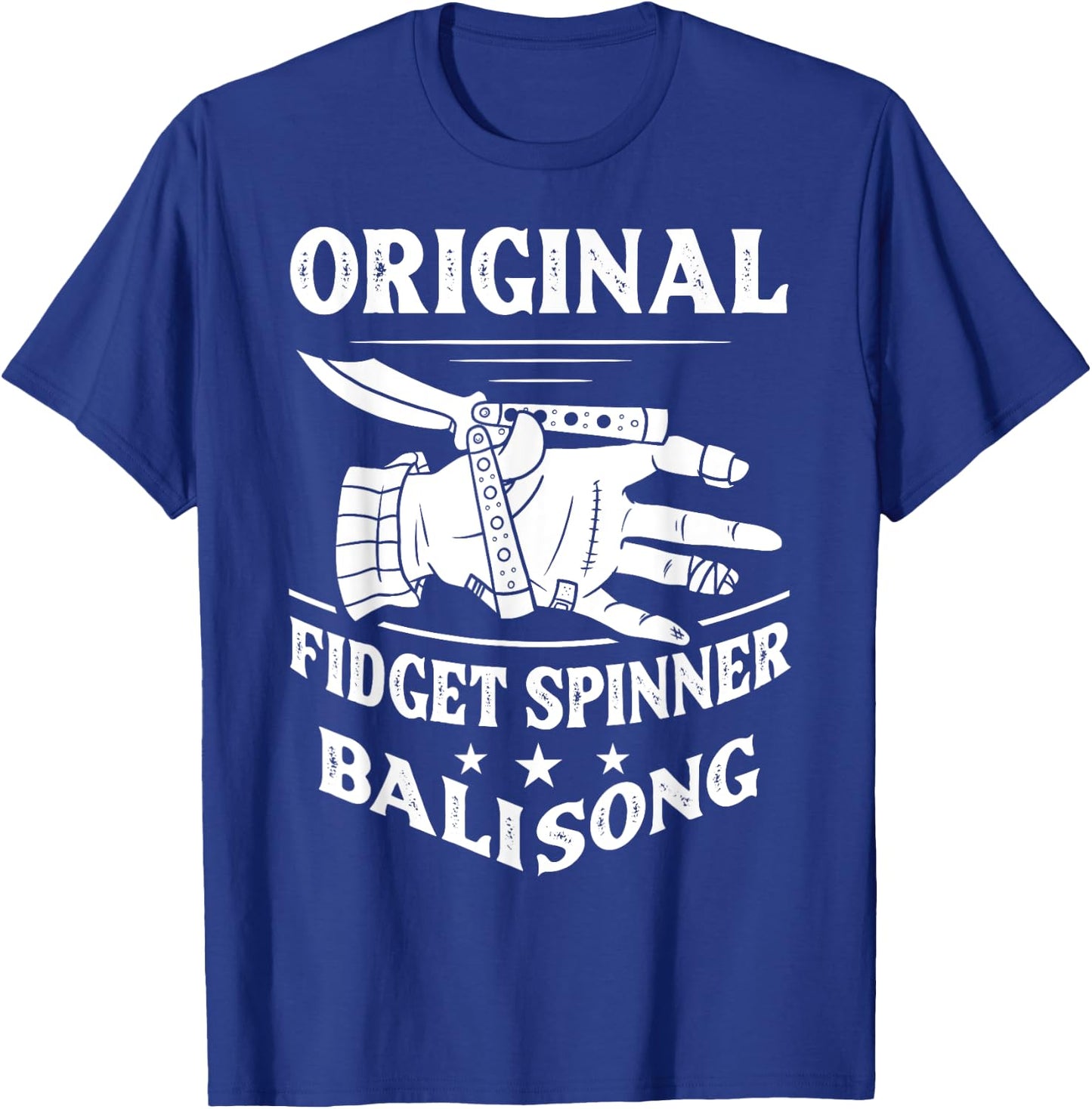 Balisong Flipping Gift Butterfly Knife Training T-Shirt - T-Shirt | Royal