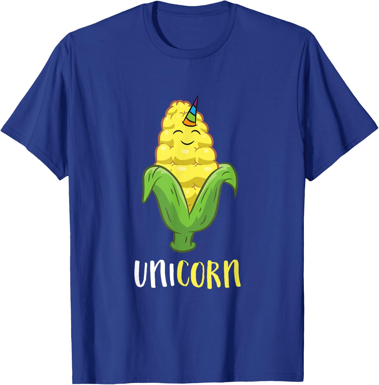Uni Corn Unicorn Corn Lovers Corn Farmer T-Shirt - T-Shirt | Royal