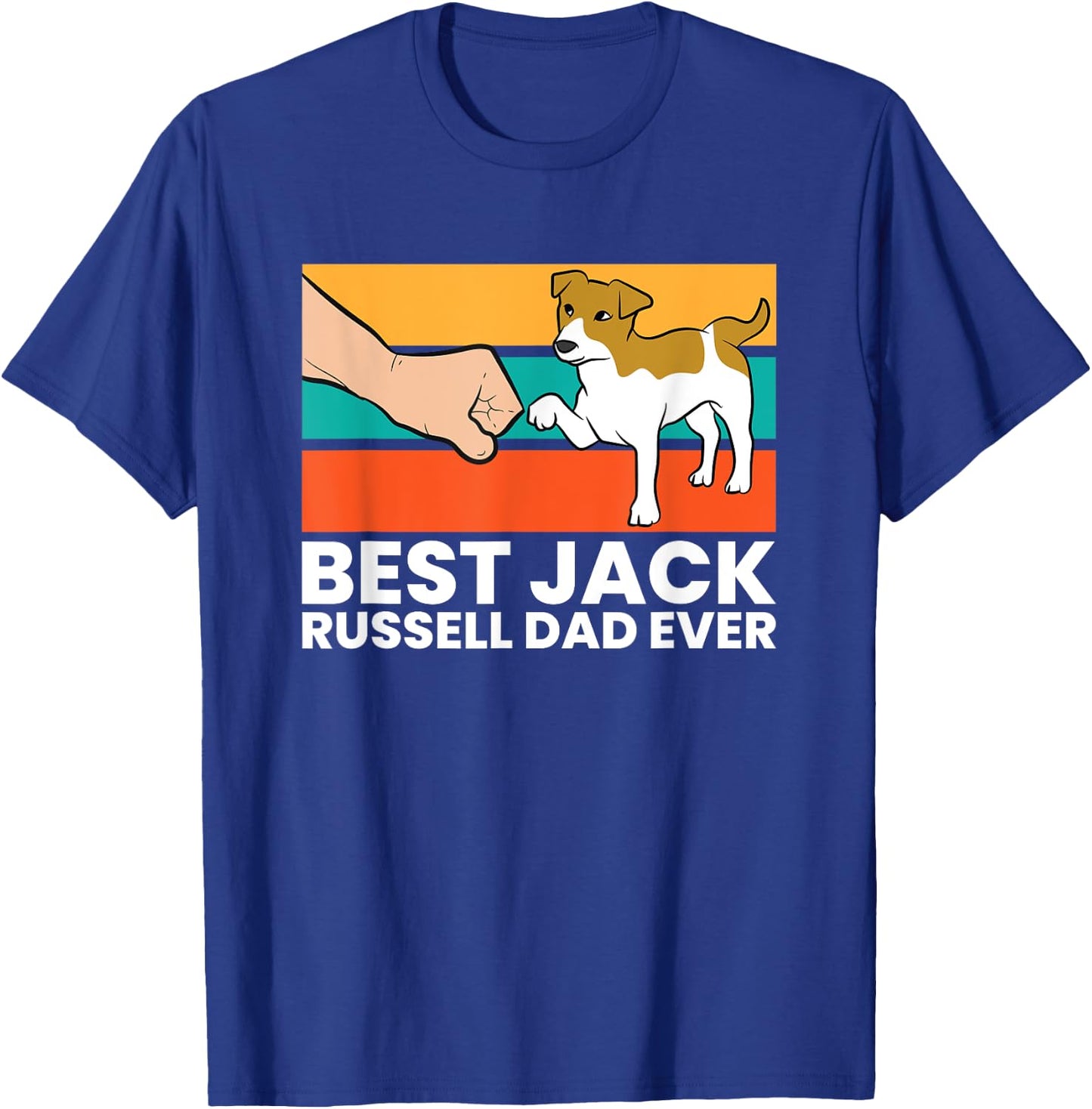 Best Jack Russel Dad Ever Pet Jack Russell T-Shirt - T-Shirt | Royal