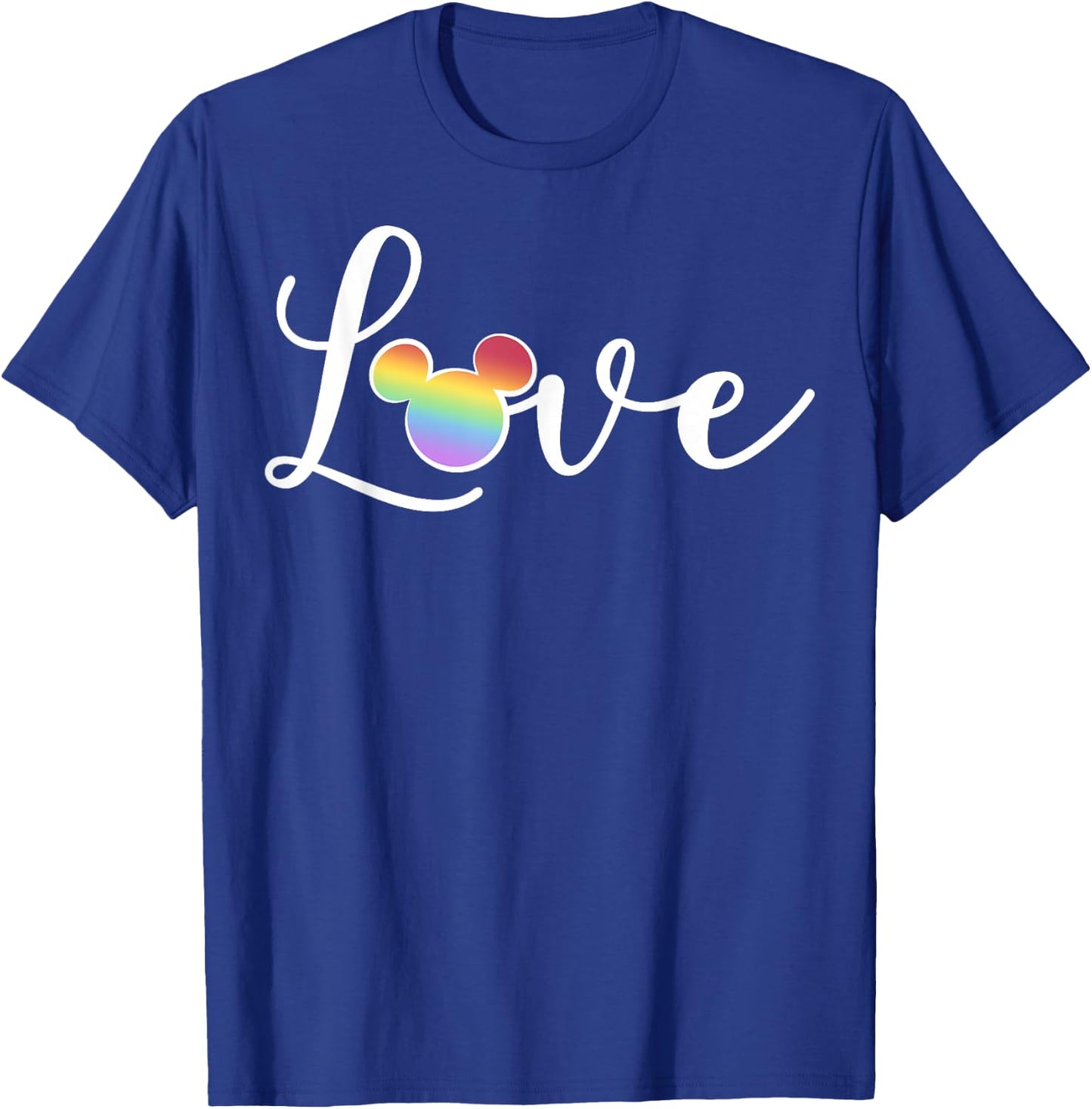 Disney Mickey And Friends Rainbow Love C2 T-Shirt - T-Shirt | Royal
