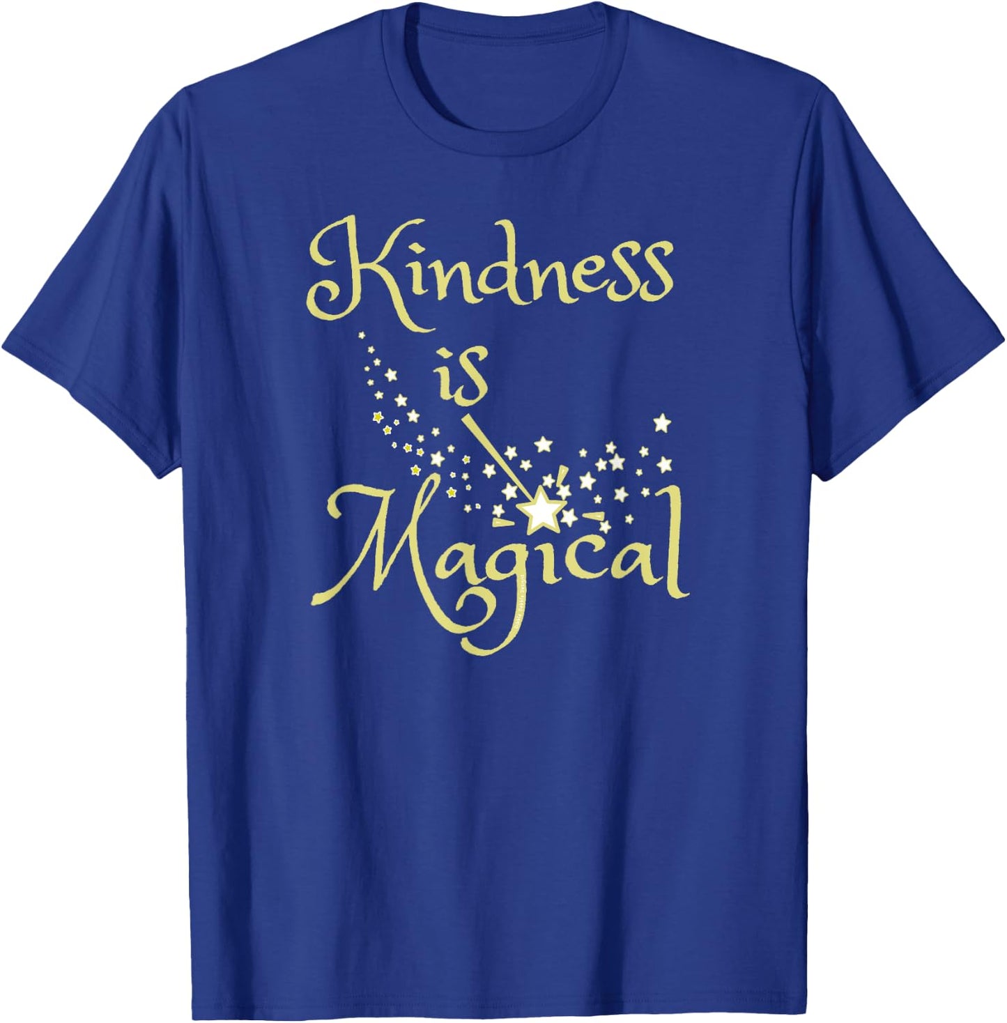 Magic Wand Kindness is Magical Positive Message T-Shirt - T-Shirt | Royal