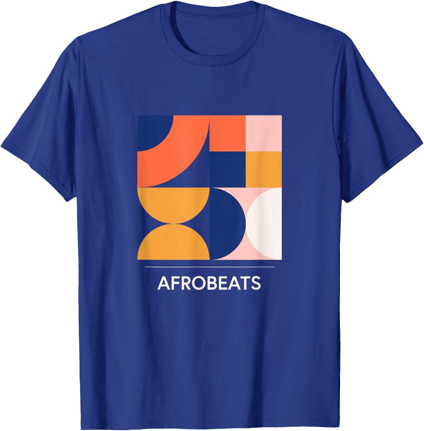 Retro Afrobeats 90s Jazz - Minimal T-Shirt - T-Shirt | Royal
