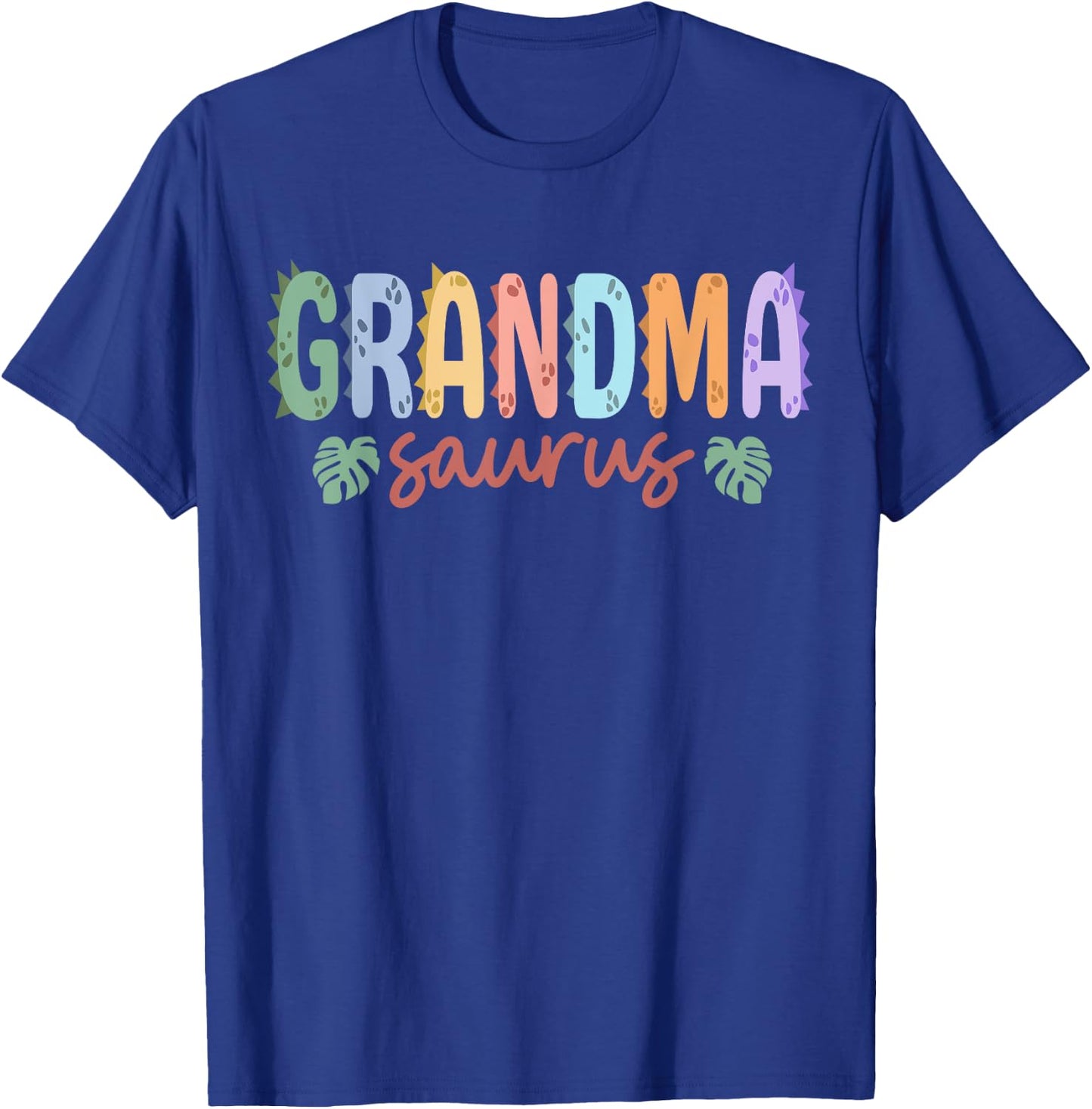 Grandma Saurus Dad Dinosaur Birthday Family Matching T-Shirt - T-Shirt | Royal