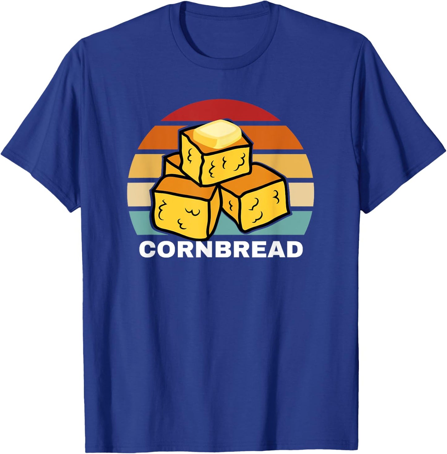 Cornbread Corn Bread Baking Thanksgiving Redneck South USA T-Shirt - T-Shirt | Royal
